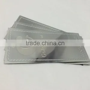 China Factory Directly Supply Cheap Custom Blank Laser Cut Metal Card /metal Name Card/metal Business Card thumbnail-2