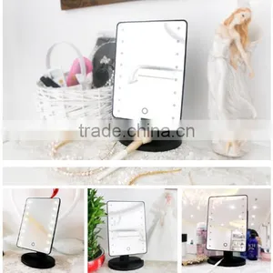 Touch Sensor Desktop Led Makeup Mirror / Makeup Mirror With Lights / LED Comestic Mirror thumbnail-6