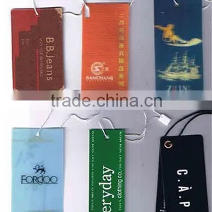 Fashion Cheap Price Paper Hang Tags For Clothing Garment Bag thumbnail-1
