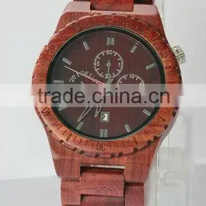 2015 Newest Eco Friendly Maple Wooden Watch Women With Japan Calendar Movement thumbnail-2