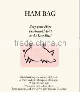100% Cotton Retain Freshness Ham Bag thumbnail-1