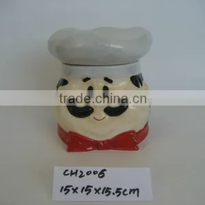 Ceramic Cookie Jar With Cooker Design thumbnail-1