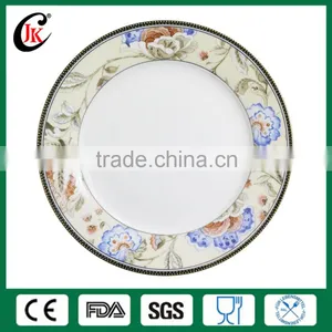 Hot Sale Ceramic White Hotel Used Dinner Plate 8 Inch thumbnail-1