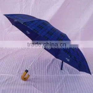 2 Folding Auto Open Umbrella Double Layer Print Logo thumbnail-1