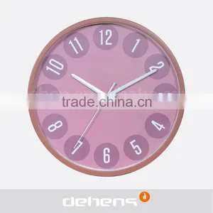 DEHEN 14 Inch Color Cheap Plastic Clock thumbnail-5