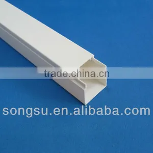 Decorative PVC Cable Trunking Solid Wiring Ducts (10X10mm) thumbnail-1