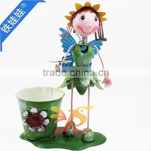 Lovely Dolls Metal Doll Folk Art Metal Crafts Home Decoration Wholesale YiWu thumbnail-2