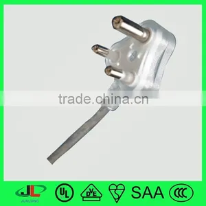 India 3 Prong Electric Plug Extension Cords Round Plug thumbnail-2
