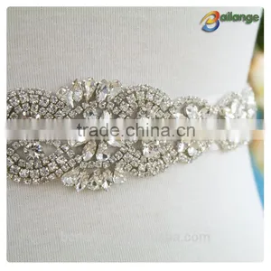 2015 New Design Fashion Dresses Rhinestone Sash for Wedding Dress thumbnail-2