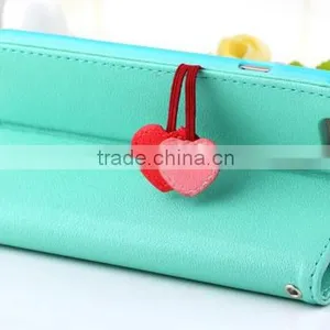Magnetic Side Flip Book Wallet Cell Phone Case for Iphone thumbnail-2