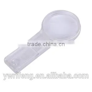 Magnifier2"Glass,Stamp,Coin Reading 2X Plastic Handle. Plastic Magnifying Reading Lense Lens thumbnail-1