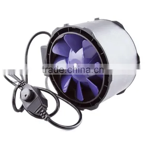 4" Hydroponics Grow Light Mixed Flow Inline Duct Fan Grow Room Tent Ventilation thumbnail-2