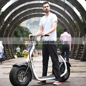 New Big Wheel Electric Mobility Motorcycle Harley Scooter With Seat 800w 60w thumbnail-1