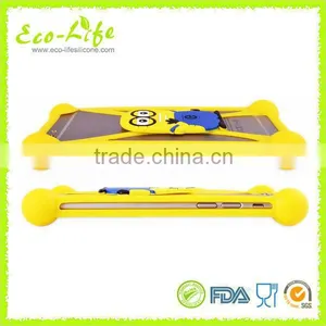 Universal Silicone Bumper Case Cover With Cartoon Slap Holder thumbnail-2