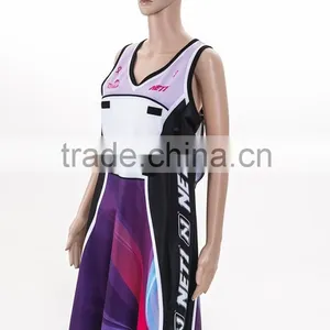 Healong Sports Custom Sublimate Team Bodysuit Netball Dress thumbnail-2