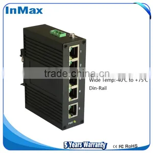 5 RJ45 Port Industrial Network Switch, Unmanaged Industrial Ethernet Switch I305B thumbnail-1