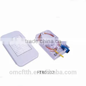 2 Core Plastic Shell Fiber Optic Terminal Box thumbnail-1