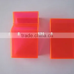 Plastic Cigarette Case, Transparent Original Color Cigarette Box thumbnail-1