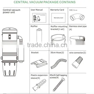 2015 Menred Soft Start Powerful Vacuum Cleaner Water and Dust Smart Central Vacuum Cleaner System Intelligent Vacuum Cleaner thumbnail-6
