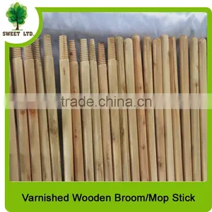 Well Straight Varnished Eco-friendly Wooden Broom Handle With High Quality thumbnail-2