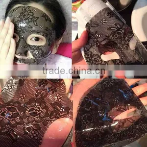 Deep Cleansing Bamboo Charcoal Lace Face Mask Beauty thumbnail-2