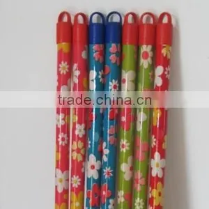 STRAIGHT HANDLE PVC COATED WOODEN BROOM STICK FEATURE BROOM STICK thumbnail-1