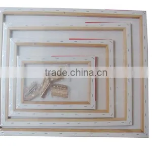 High Quality 100% Cotton Stretched Wooden Canvas Frame thumbnail-1