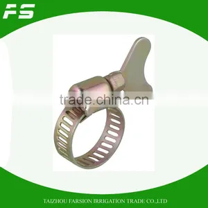 Perforated Band Butterfly American Hose Clamp Zinc Plated thumbnail-1