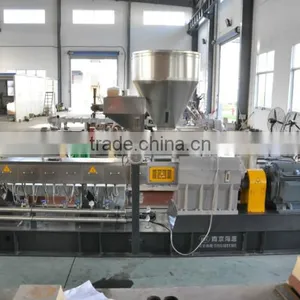 Small Lab Plastic Pellets Filler Pet Masterbatch Granules Twin Screw Extruder thumbnail-6