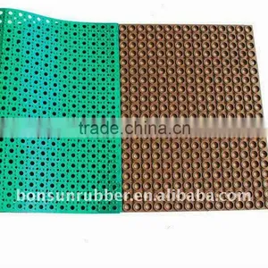 Green Clour Door Rubber Mat thumbnail-1