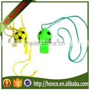 Hot Selling Foodball Fans Colorful Plastic Whistles Made in China DIFFERNCE thumbnail-1