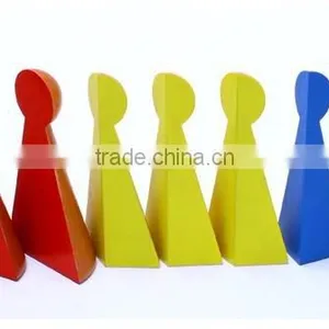 Wooden Math Education Montessori Fraction Skittles Toy thumbnail-3