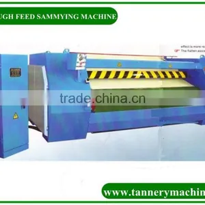 Italy Quality 3200mm Cow Leather Double Blade or Double Felt Sammying and Setting Out Machine thumbnail-6