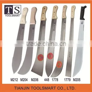 the Good Quality Carbon Garden Steel Machete With Wooden Handle thumbnail-5