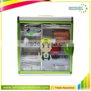 Communal Aluminum First Aid Kit Metal Wall Mounted First Aid Box thumbnail-1