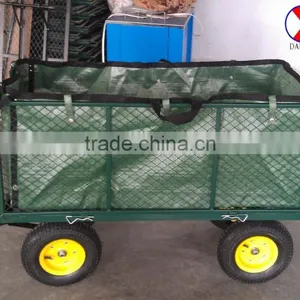 Heavy Duty Garden Tool Wagon Cart TC1846,metal Fence thumbnail-2