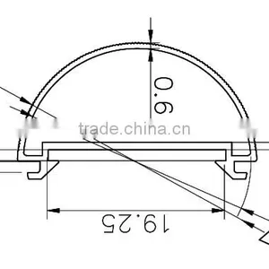 Aluminium Led Strip Bar/led Rigid Bar Aluminium Profile Led Strip Bar/aluminium Led Lighting Profile of Strip thumbnail-1
