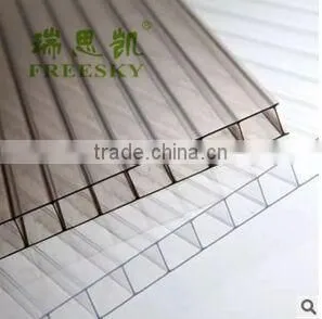 CL SHEET 8 mm Thick Double PC Sunshine Board.Greenhouse Polycarbonate Hollow Sunshine pc Sheet for Roofing thumbnail-1