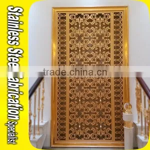 2015 Hot Sale Decorative Stainless Steel Folding Dressing Room Partition thumbnail-1