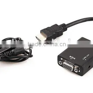 hd mi to Vga With Audio Output Cable thumbnail-2