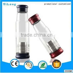 Cheap Promotional Unbreakable Glass Water Bottle Heat-resistant Borosilicate Water Bottle Glass,mineral Water Glass Bottle thumbnail-5