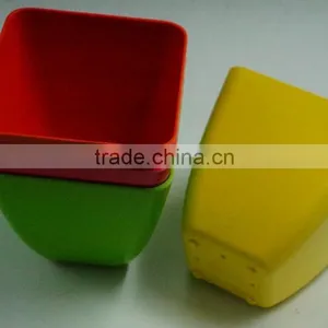 Factory Hot Sale Bio Bamboo Fibre Flower Pot thumbnail-4