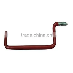 YIWU Wholesale Screw In Hook, Red Vinyl, 3 In, Various Use of Hung Tools thumbnail-3