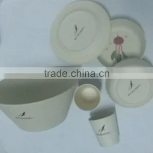 Funky Conventional Best Design Bamboo Fiber Tableware Set thumbnail-1