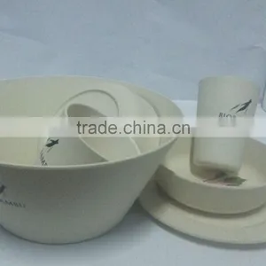 Funky Conventional Best Design Bamboo Fiber Tableware Set thumbnail-3