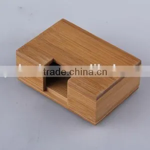 Separable Rectangular Bamboo Name Card Box thumbnail-1