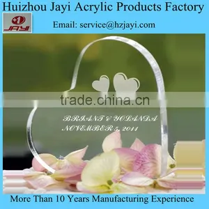 Custom Shaped Acrylic Award,Heart Shaped Acrylic Award thumbnail-1