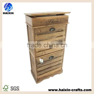 Cabinet Style With Two Tiers Pull Out Door Shoe Shelf,Shoe Rack thumbnail-3