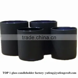 Candle Gift Black Glass Candle Jar thumbnail-1