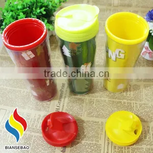 160z Double-wall Plastic Travel Mug With DIY Paper Insert thumbnail-5